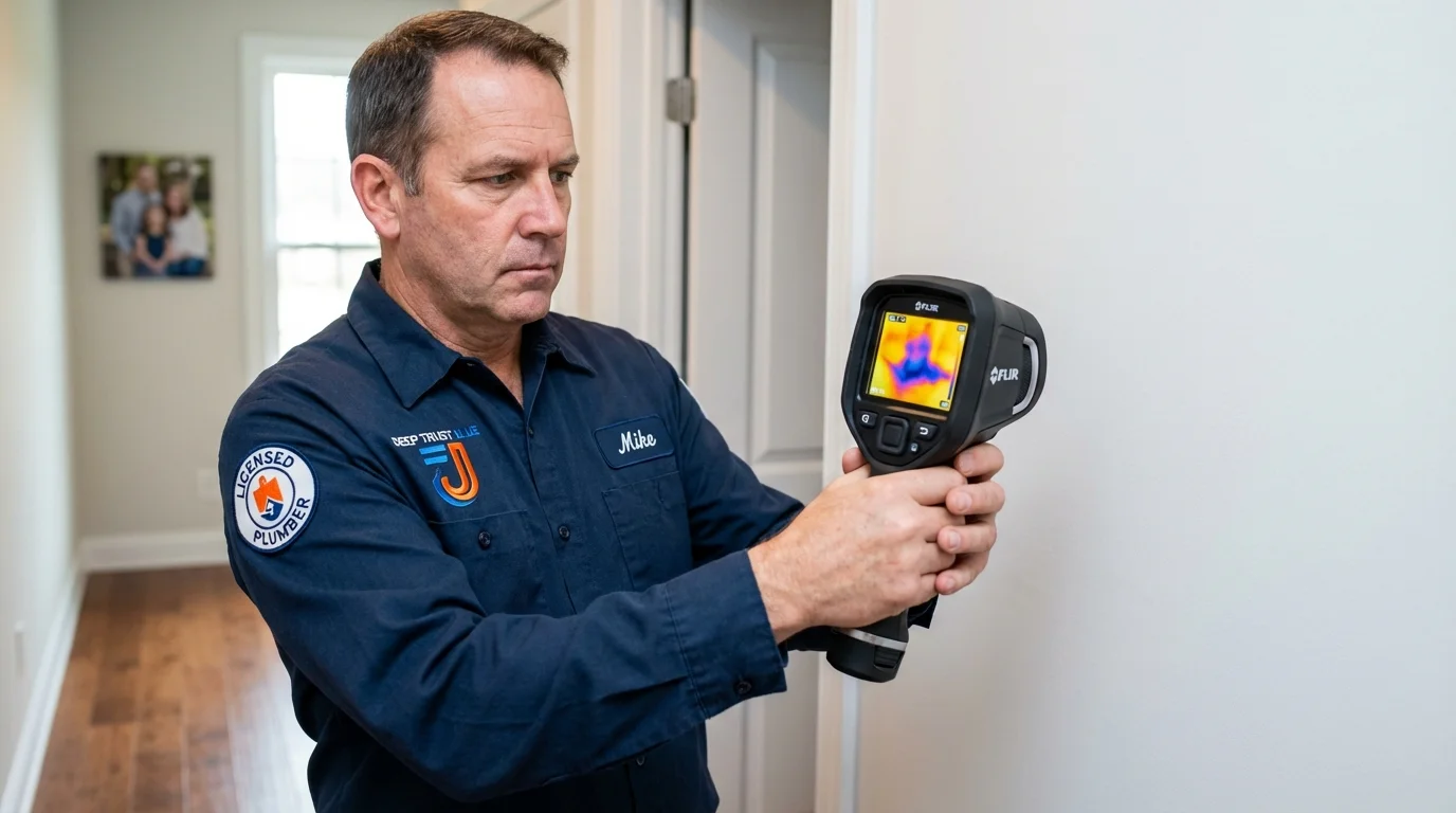 Thermal imaging leak detection by Johns Plumbing LLC in Smiths Station